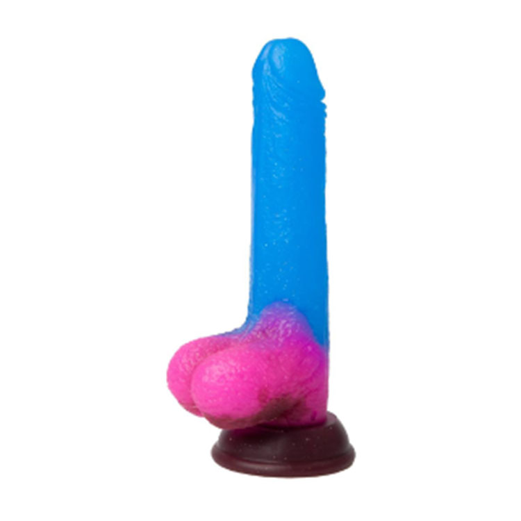 ရောင်စုံ Silicone Dildo